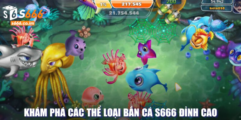Bắn cá S666 - Hành Trình Săn Thưởng Dưới Đại Dương Bao La 1 Khám phá các thể loại bắn cá tại S666